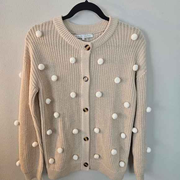 English Factory Sweaters - English Factory Women's Pom Sweater